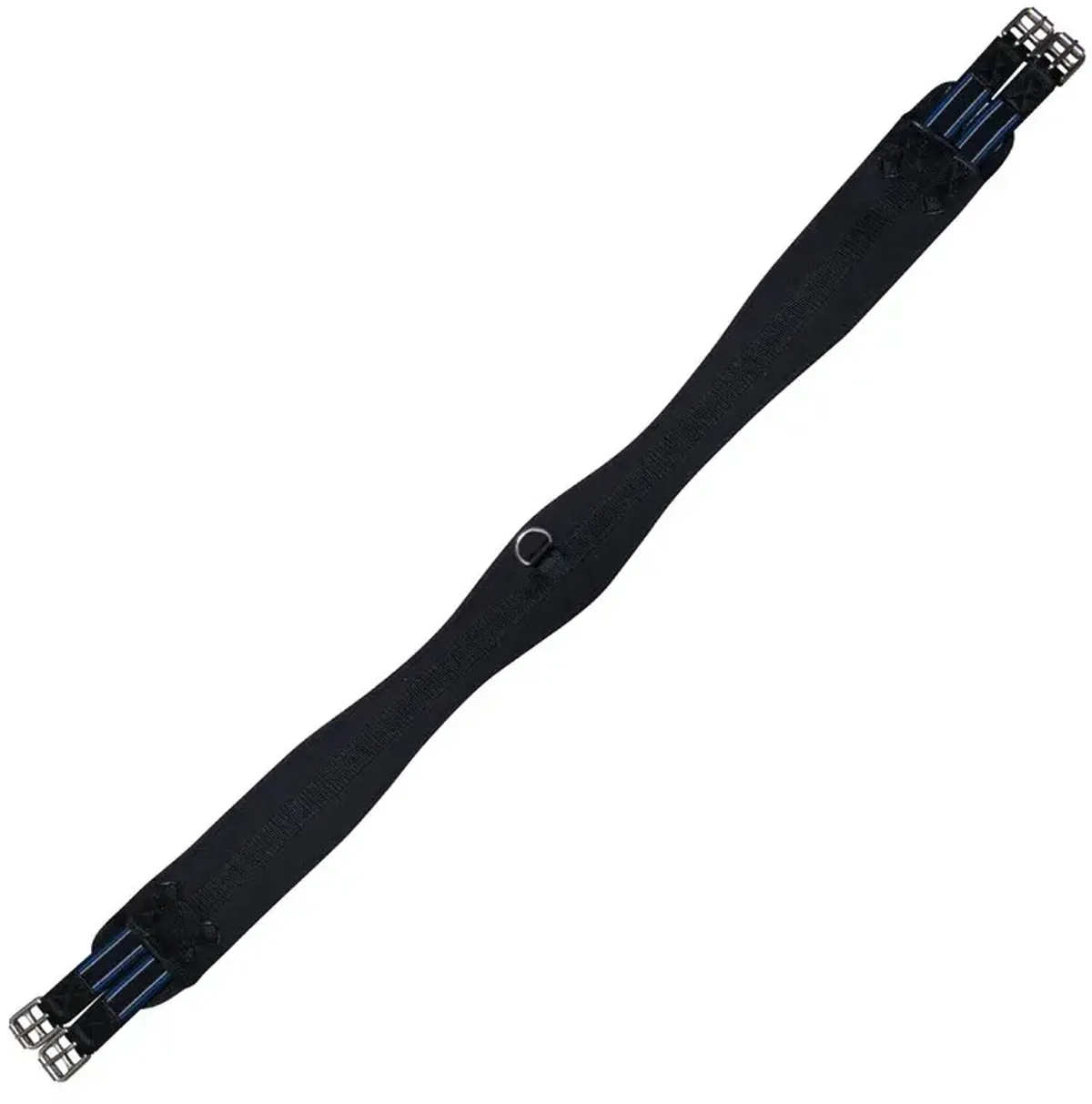 Lange neopreen zadelriem met elastische uiteinden Stübben Coolmax von Stübben in Schwarz – Produktfoto