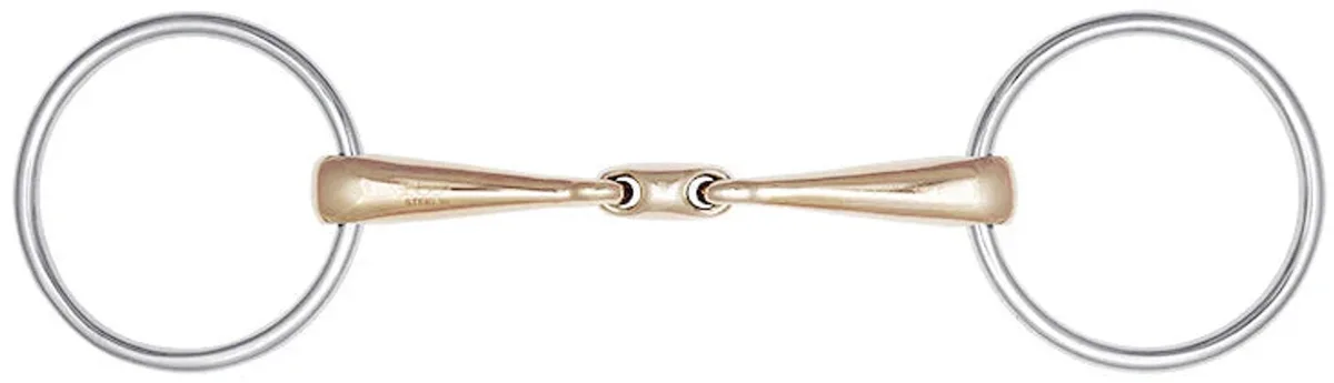 Loose Ring Snaffle double jointed 2620 Sweet Copper Mouth 11,5 de Stübben en Kleurloos – photo produit