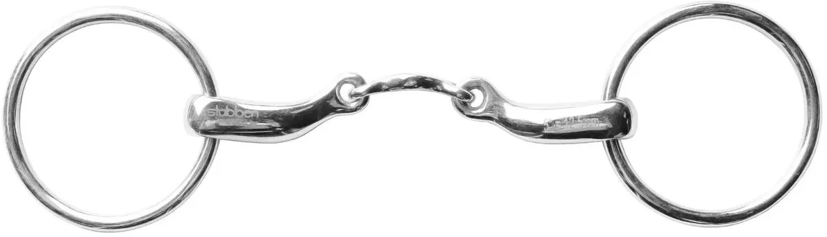 Mors met 2 ringen voor anatomische bijtvorm Stübben van Stübben in Zilver – productfoto