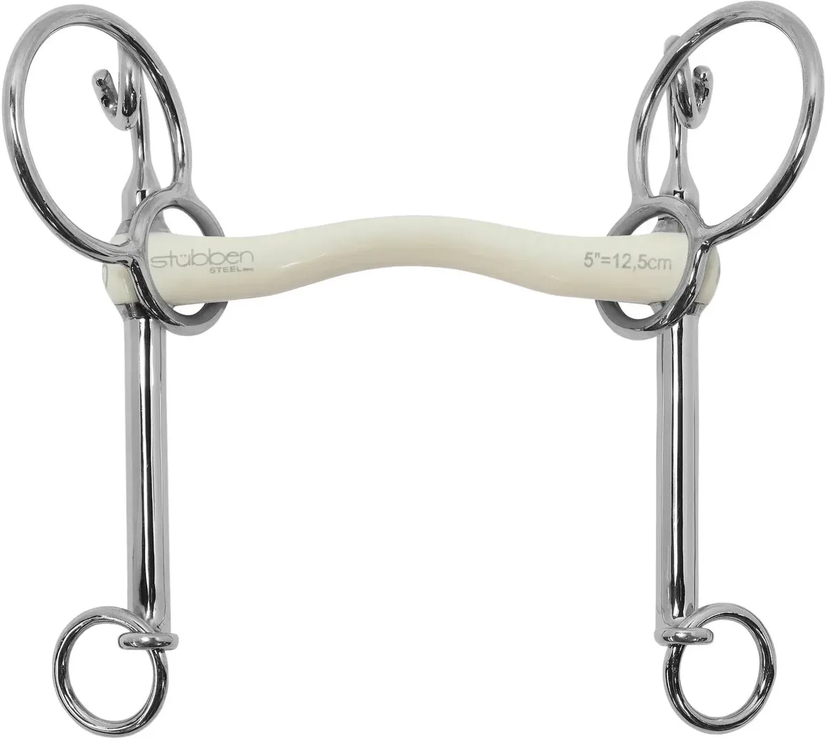Pelham Fine Line Flex Swales 16mm 12.5 | Pelhams bit paard de Stübben – photo produit