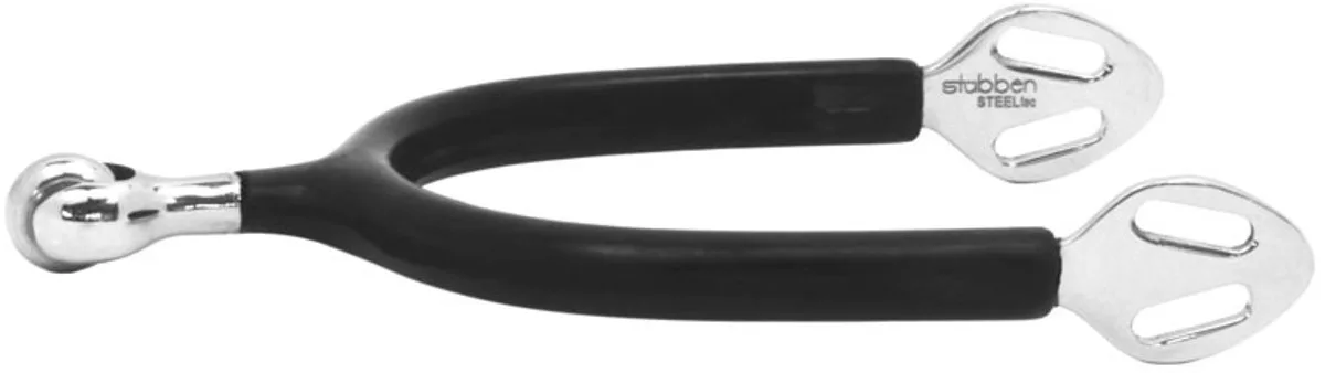 Sporen SEQ Soft Touch Verticaal 35 mm Zilver/Zwart - 35 MM van Stübben in Zilver – productfoto
