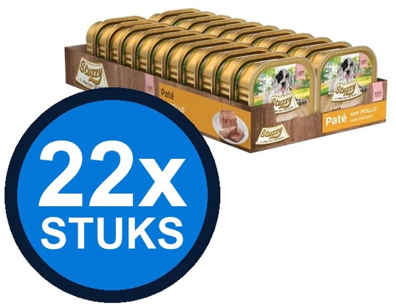 22x Stuzzy - Hond Paté Kip - Hondenvoer Natvoer - 150g de Stuzzy – photo produit