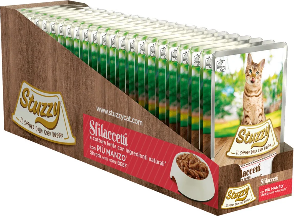 24x Stuzzy Kat Shreds Rund 85 gr van Stuzzy – productfoto