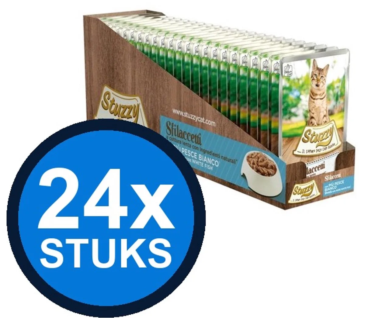 24x Stuzzy Kat Shreds vis 85gr van Stuzzy – productfoto