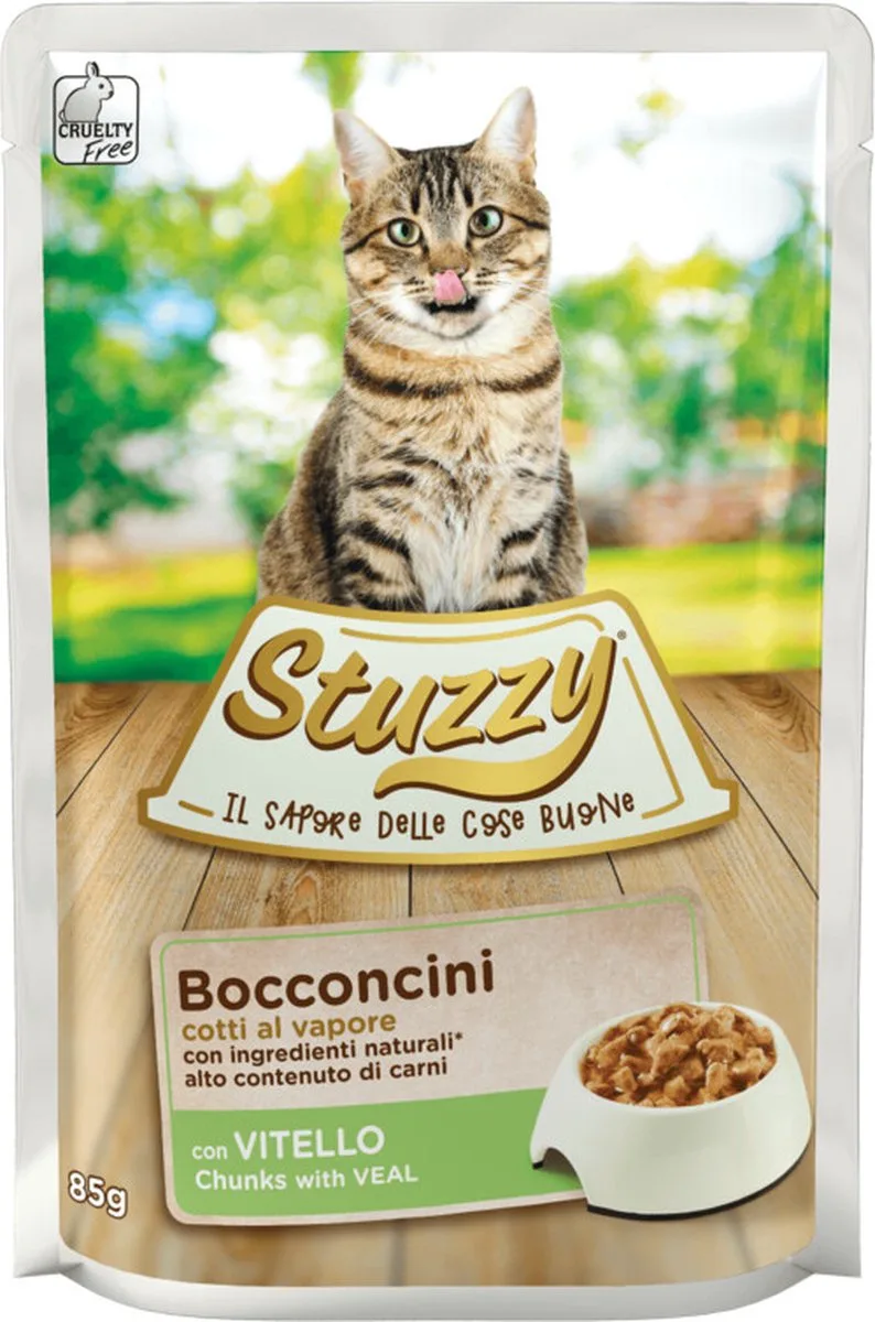 24x Stuzzy Kattenvoer Pouch Kalfsvlees 85 gr by Stuzzy – product photo