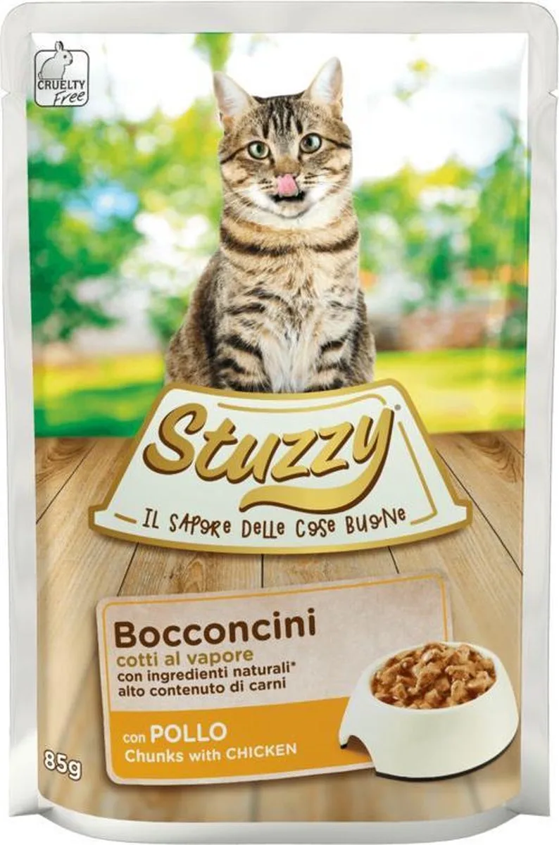 24x Stuzzy Kattenvoer Pouch Kip 85 gr by Stuzzy – product photo