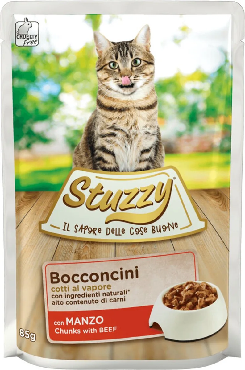 24x Stuzzy Kattenvoer Pouch Rund 85 gr by Stuzzy – product photo