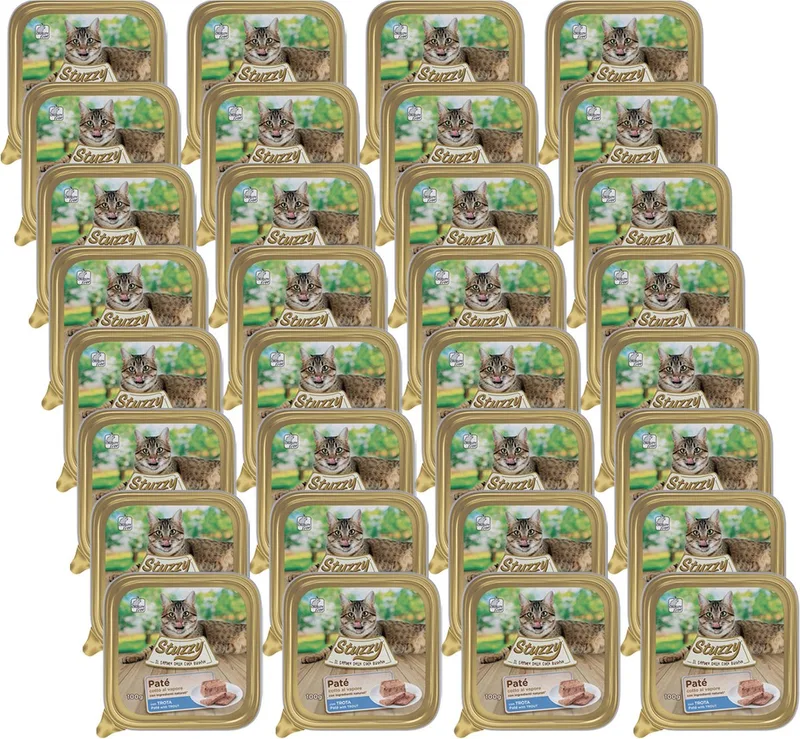 32x Stuzzy Kattenvoer Paté Forel 100 gr by Stuzzy – product photo