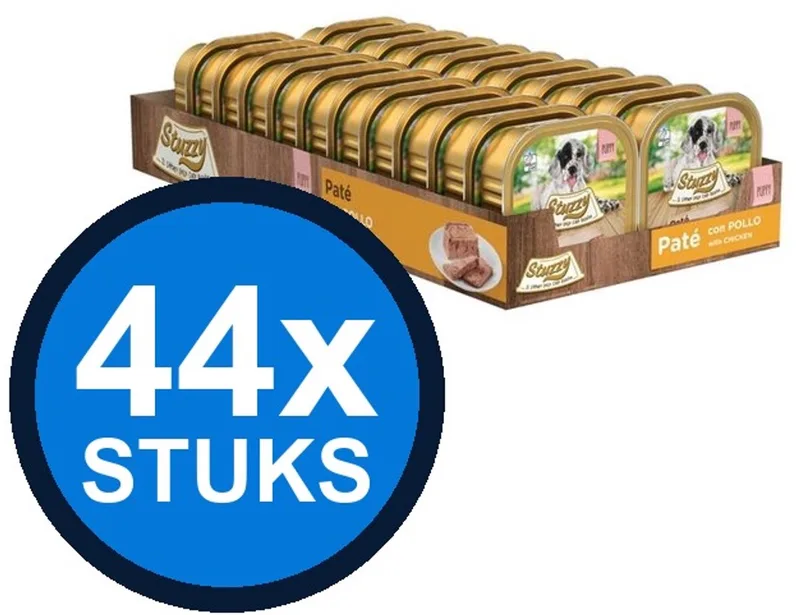 44x Stuzzy - Hond Paté Kip - Hondenvoer Natvoer - 150g by Stuzzy – product photo