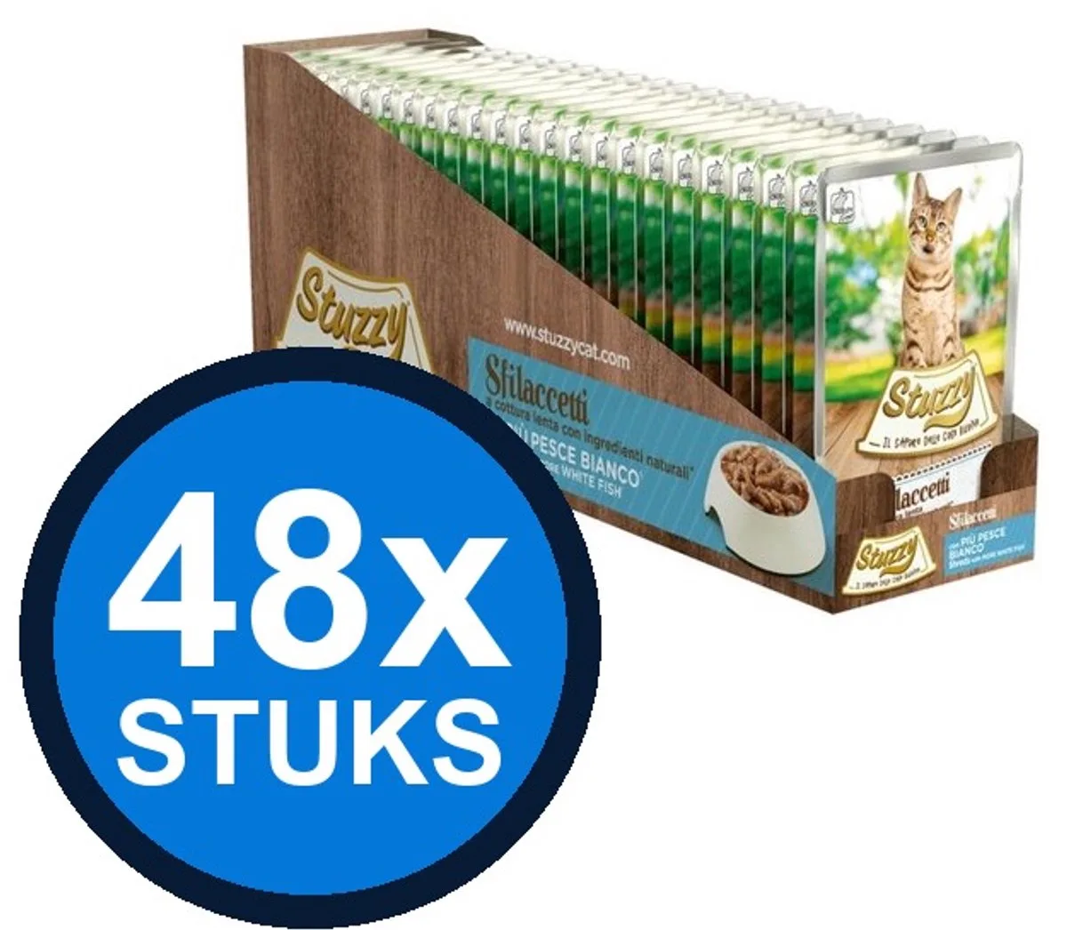 48x Stuzzy Kat Shreds vis 85gr van Stuzzy – productfoto