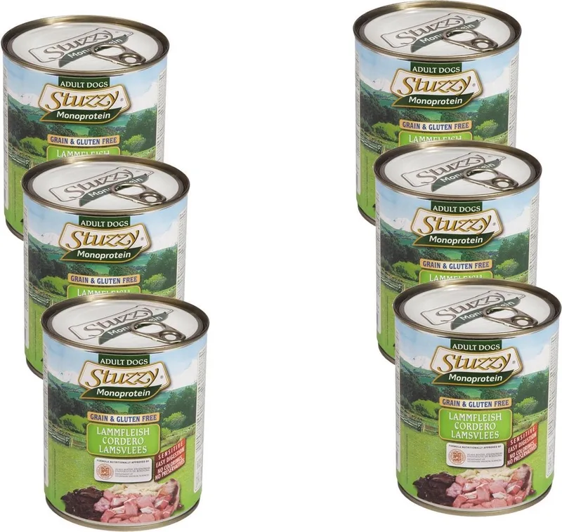 6x Stuzzy Hondenvoer MonoProtein Lam 800 gr by Stuzzy – product photo
