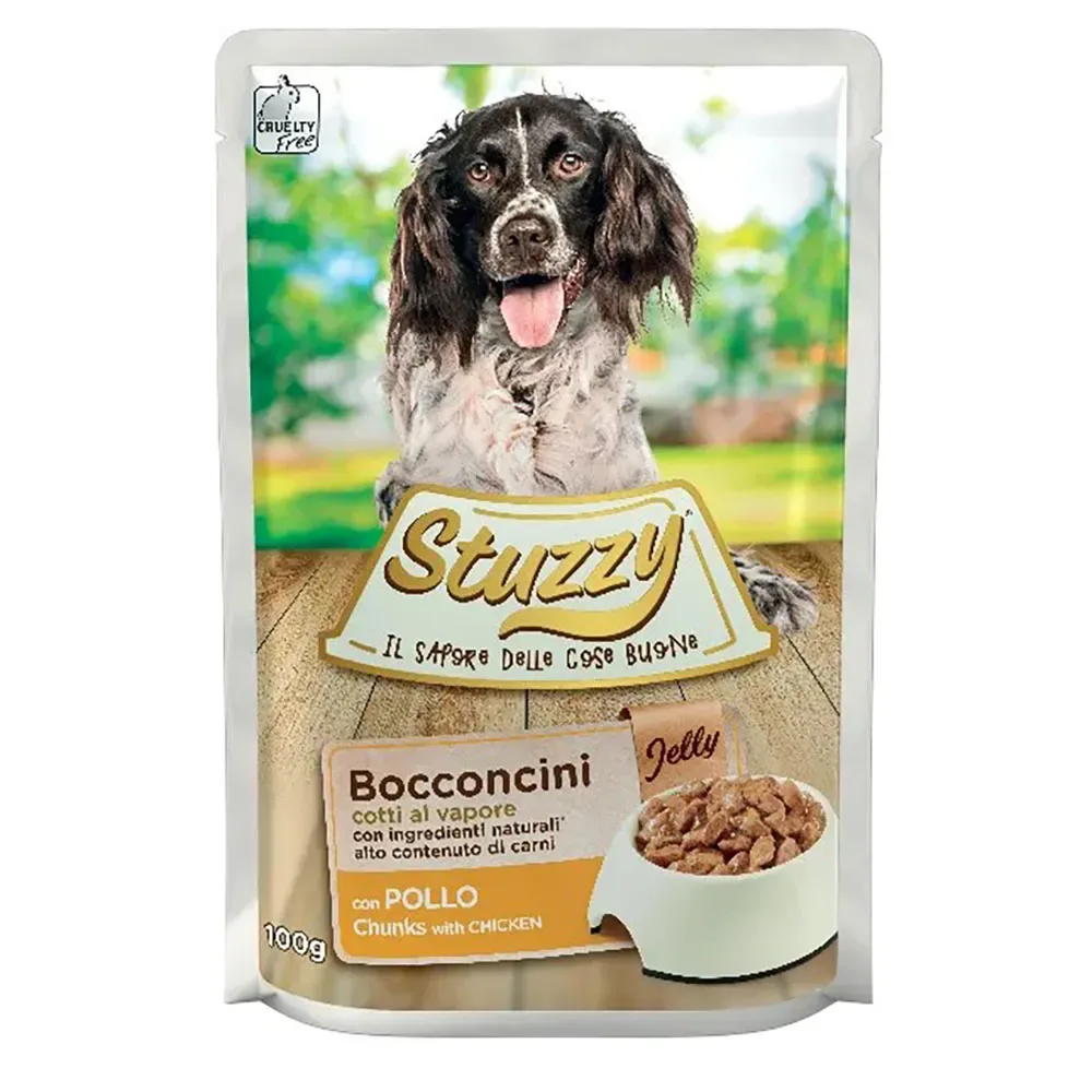 Nourriture Humide Pour Chiens Chickenjelly 100g de Stuzzy – photo produit