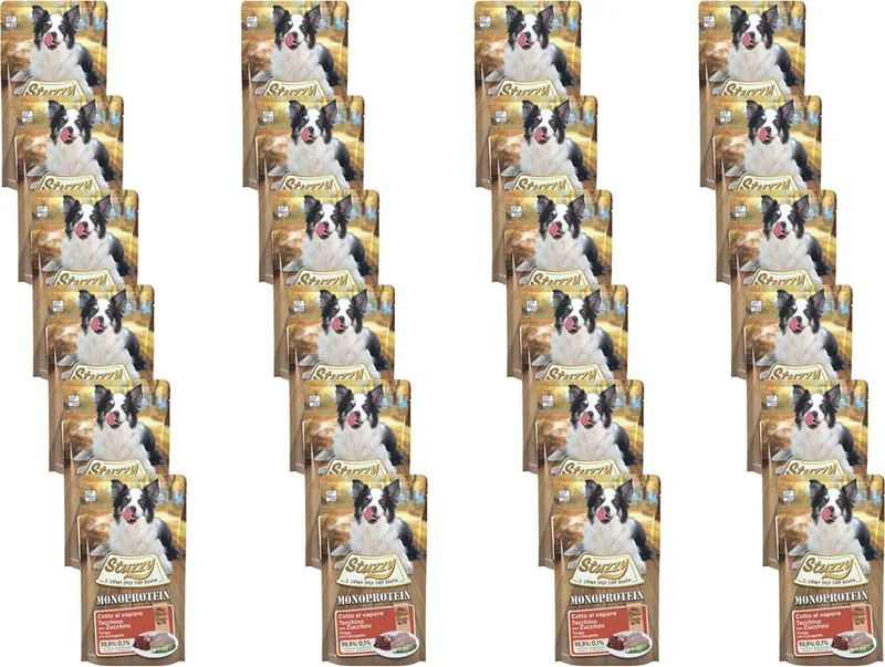 Dog Grain Free Monoprotein Pouch 150 g - Hondenvoer - 24 x Kalkoen de Stuzzy – photo produit