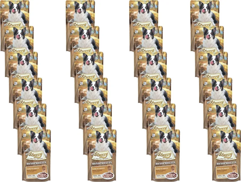 Dog Grain Free Monoprotein Pouch 150 g - Hondenvoer - 24 x Kip de Stuzzy – photo produit