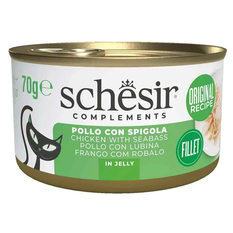 Poulet Avec Bar Dans De La Gelée Nourriture Humide Pour Chat 70g de Stuzzy – photo produit