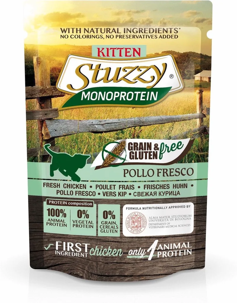 Kitten No Grain Pouch - Kattenvoer - Kip 85 g by Stuzzy – product photo