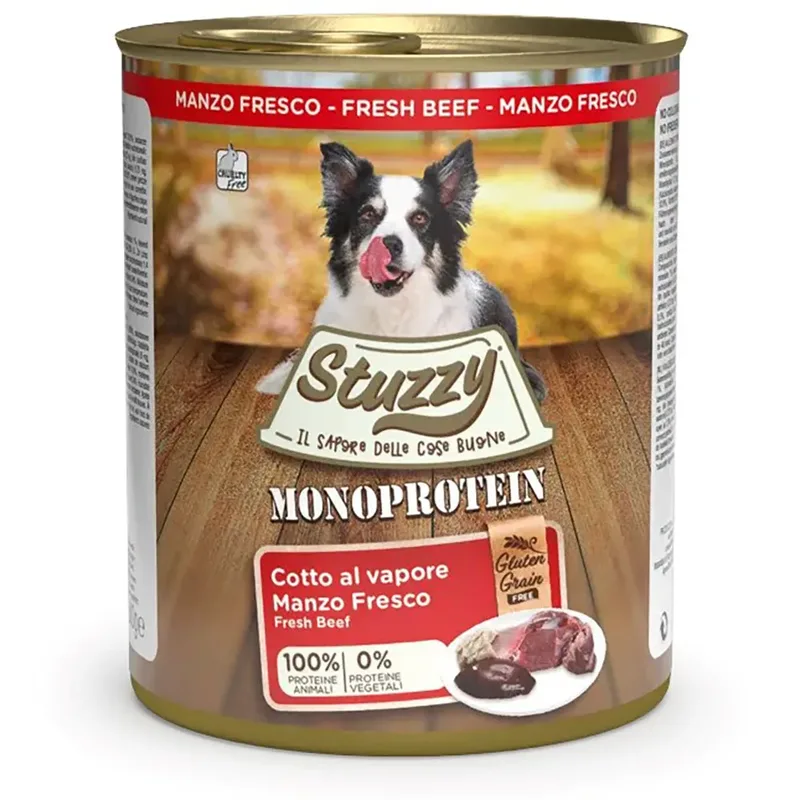 Monoprotein-nassfutter Für Hunde Mit Rindfleisch 800g von Stuzzy – Produktfoto