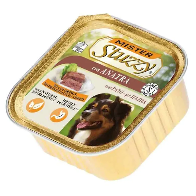 Nat Hondenvoer Met Eend 150g van Stuzzy – productfoto