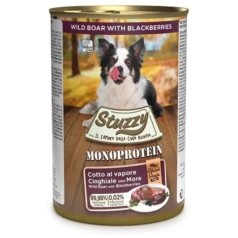 Monoprotein-nassfutter Für Hunde Mit Wildschwein 400g von Stuzzy – Produktfoto