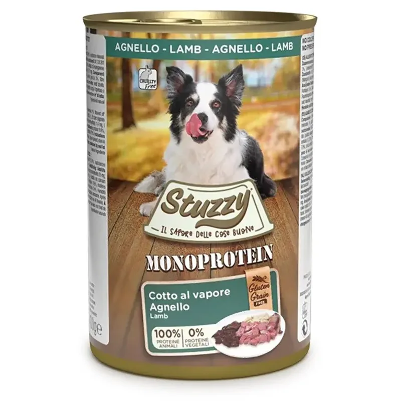 Monoprotein-nassfutter Mit Lamm Für Hunde 400g von Stuzzy – Produktfoto