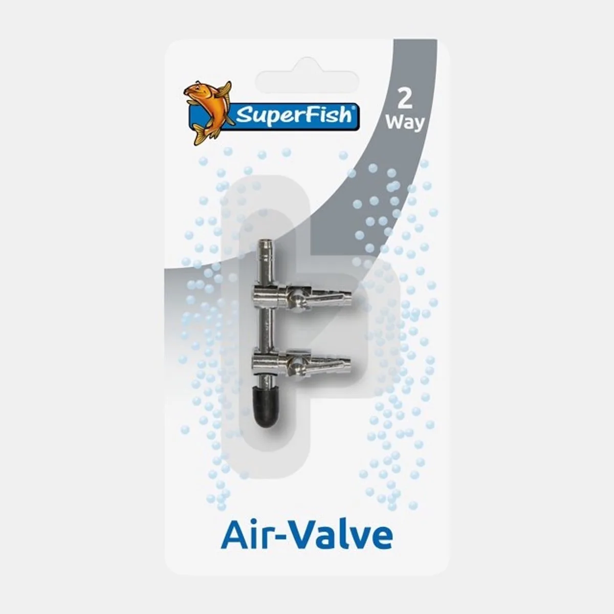 Air tap - Air Valve Luchtkraan van SuperFish in Rvs – productfoto