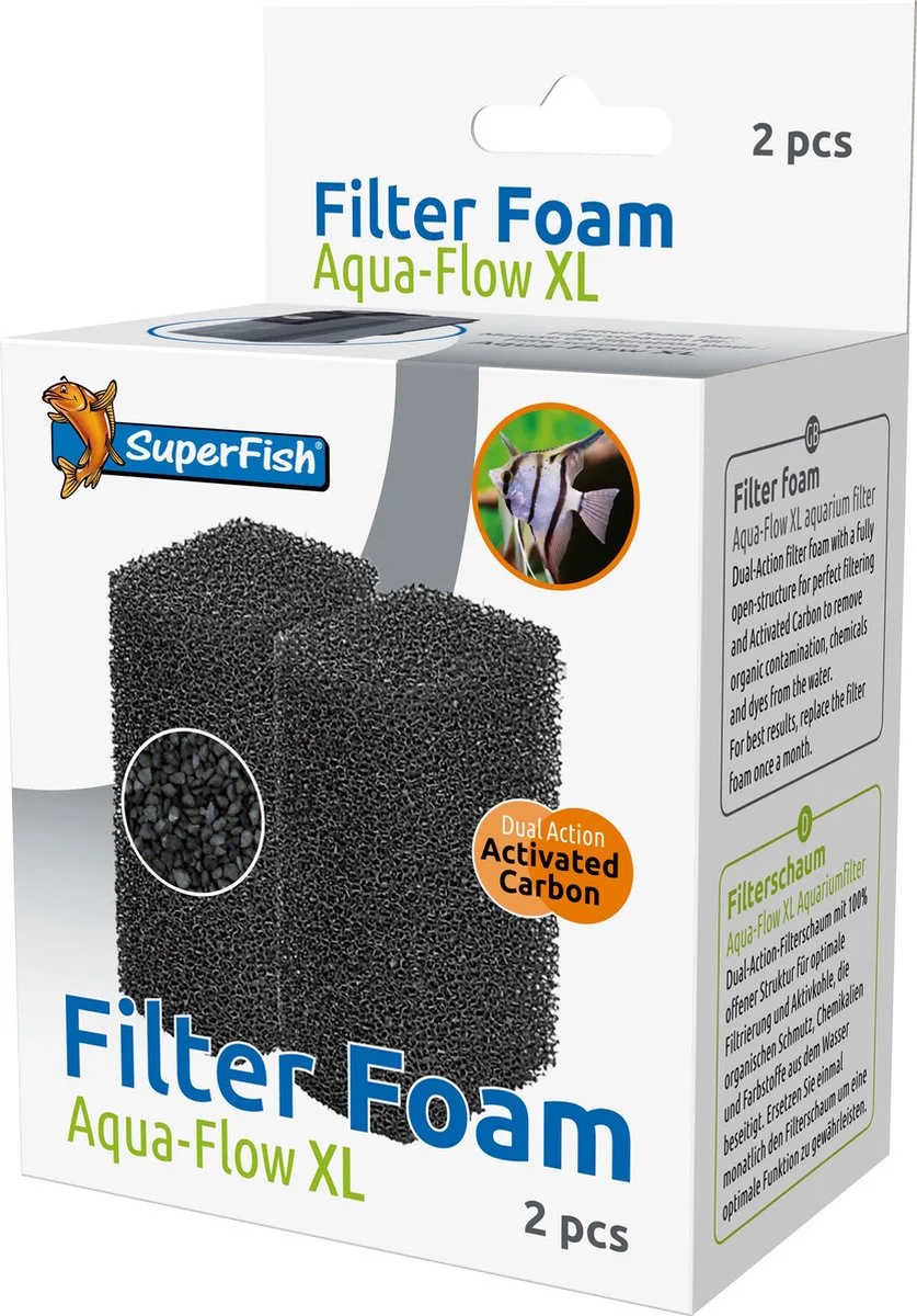 aqua flow schuimstofpatroon extra large de SuperFish – photo produit