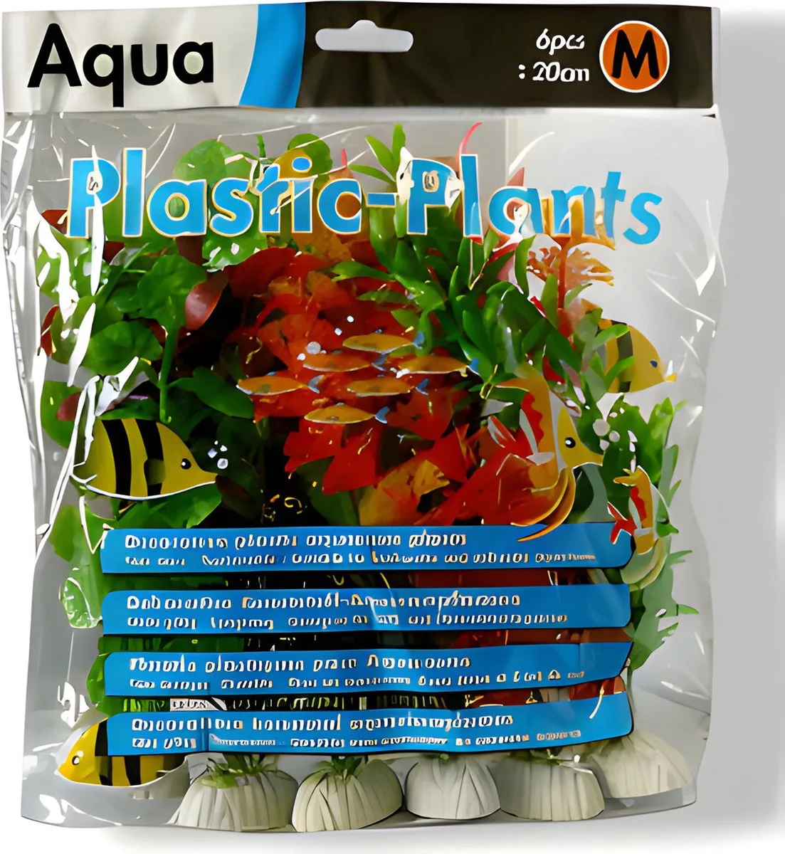 Aqua - Plastic Plants - 6 Stuks de SuperFish en Color – photo produit