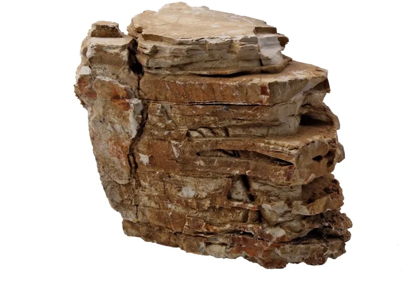 Aquascape Layered Rock - Aquarium - Ornament - 5 kg van SuperFish in Rood – productfoto