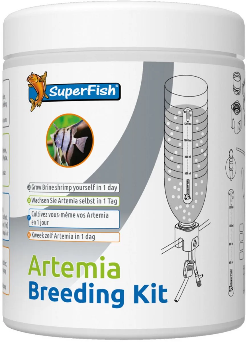 Artemia - Broedkit van SuperFish – productfoto