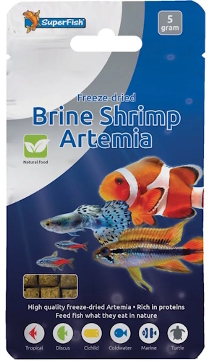 Artemia - Gedroogde Artemia van SuperFish – productfoto