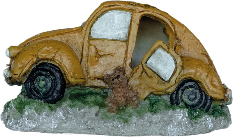 Deco Led Deux Chevaux - Aquarium - Ornament - 14x9x8 cm de SuperFish en Beige – photo produit