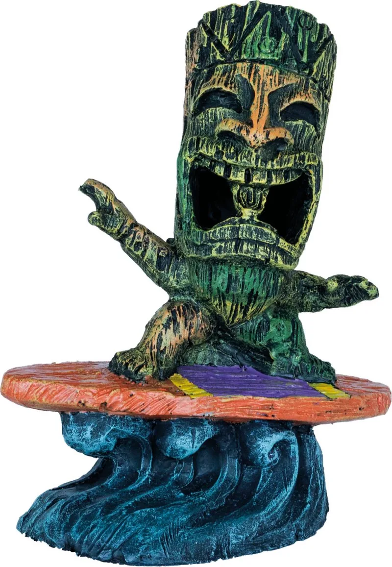 Deco Tiki Surfer - Aquarium - Ornament - 15x10x15 cm von SuperFish – Produktfoto