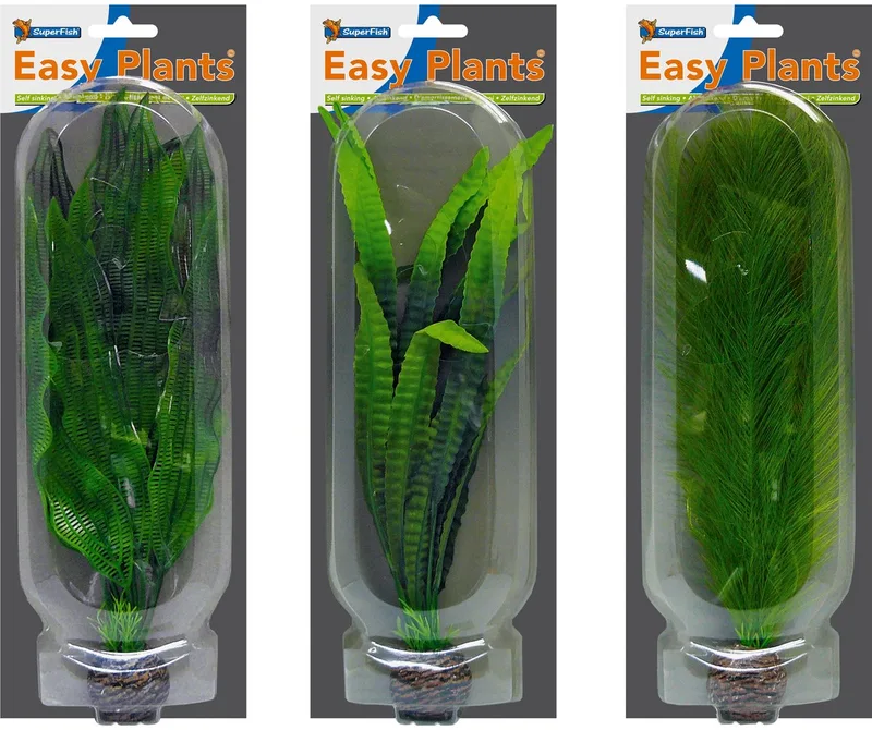 Easy Plants Aquarium kunst planten groot (Combinatieset 4) by SuperFish in Kleur kan afwijken van afbeelding – product photo