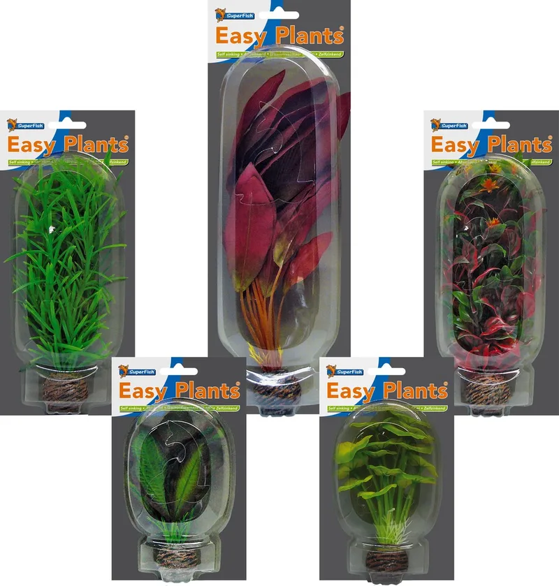 Easy Plants Aquarium kunst planten klein, middel, groot (Combinatieset 2) von SuperFish in Kleur kan afwijken van de afbeelding – Produktfoto