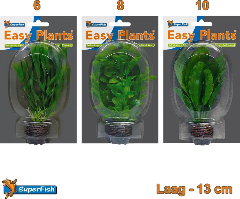 Easy Plants Aquarium kunst planten klein/voorgrond (Combinatieset 2) de SuperFish en Kleur kan afwijken van de afbeelding – photo produit