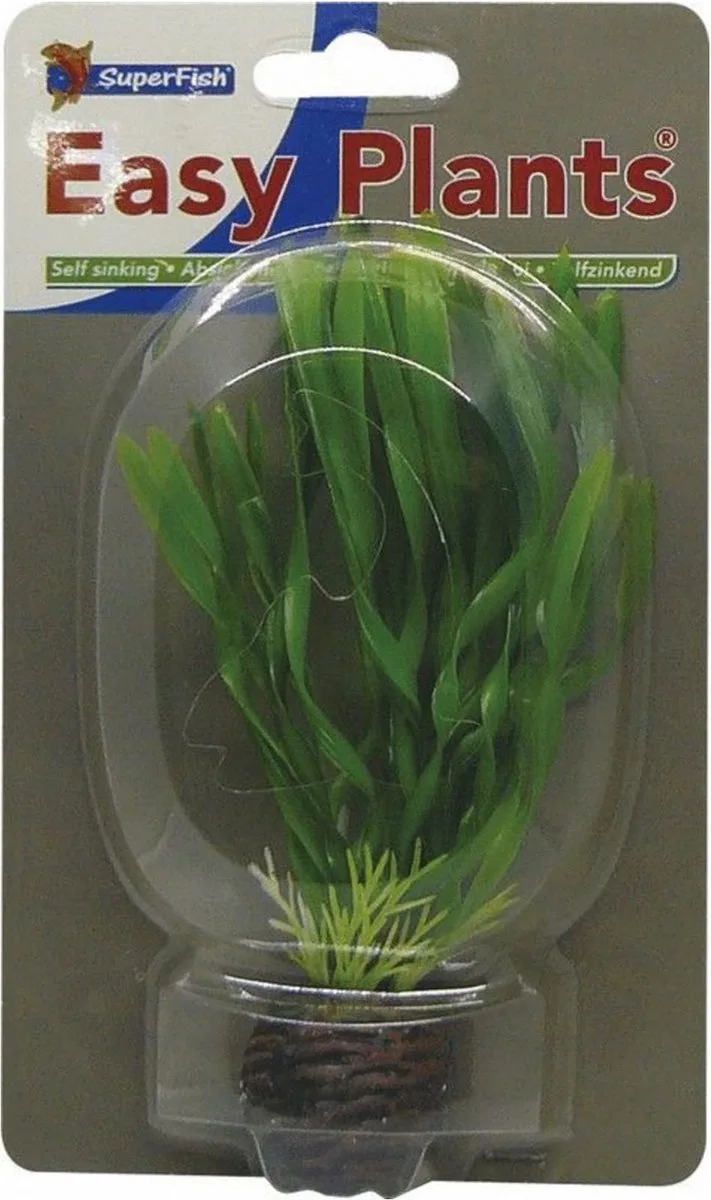easy plants voorgrond nr. 6, van plastic 13 cm - 1 ST de SuperFish en Vert – photo produit