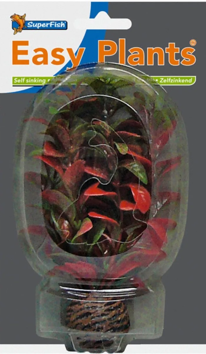 easy plants voorgrond nr. 7, van plastic 13 cm - 1 ST de SuperFish en Rouge – photo produit