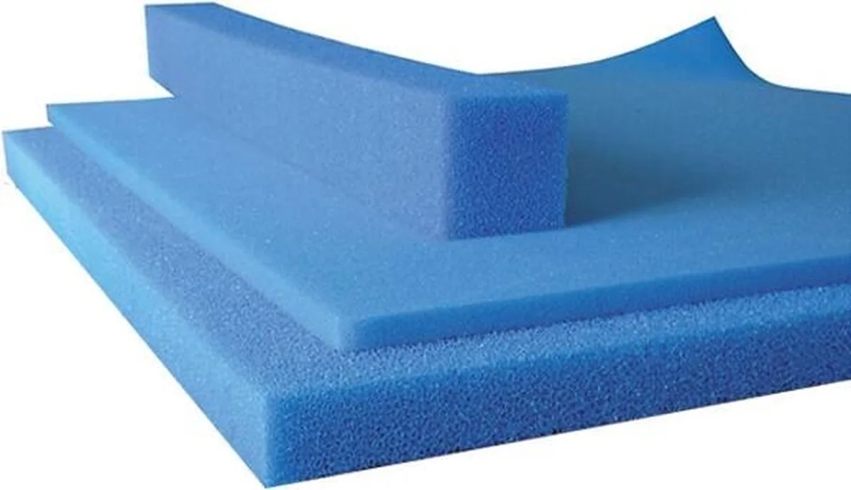 Filterfoam Fijn 100x100x5 cm van SuperFish in Blauw – productfoto