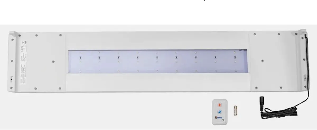 Home 110 Lichtkap + Remote de SuperFish en Blanc – photo produit