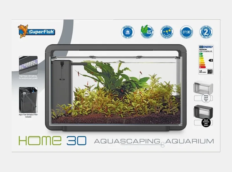 Home Proled 30 Aquarium - Aquarium de SuperFish en Blanc – photo produit