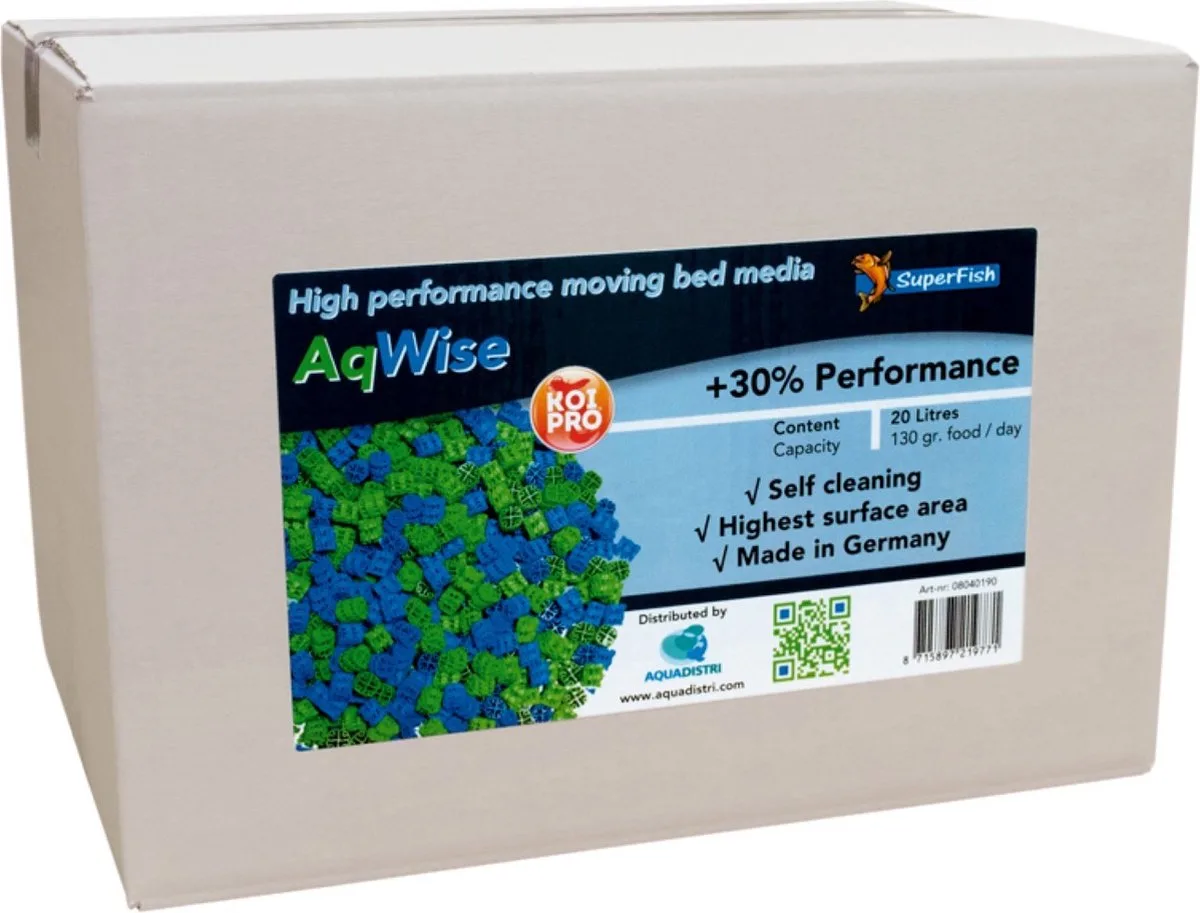 Aqwise Floating Bed Media 20 Liter vijver SuperFish de SuperFish – photo produit