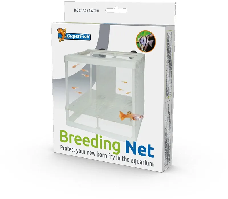 Kweeknetje - Aquarium Toebehoren - 16x14x15 cm Wit 16x14x15 Cm von SuperFish in Color – Produktfoto