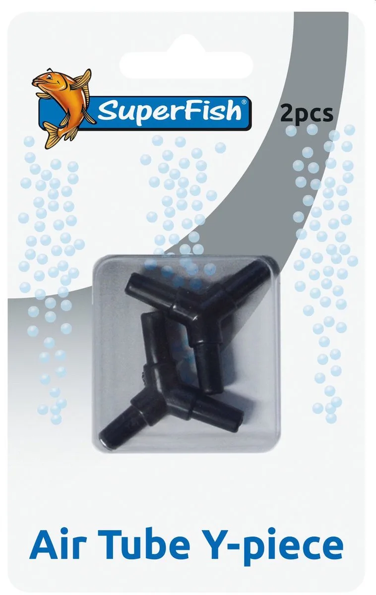 Luchtslang Y Stuk - Luchtpomp - 2 stuks by SuperFish in Blue – product photo