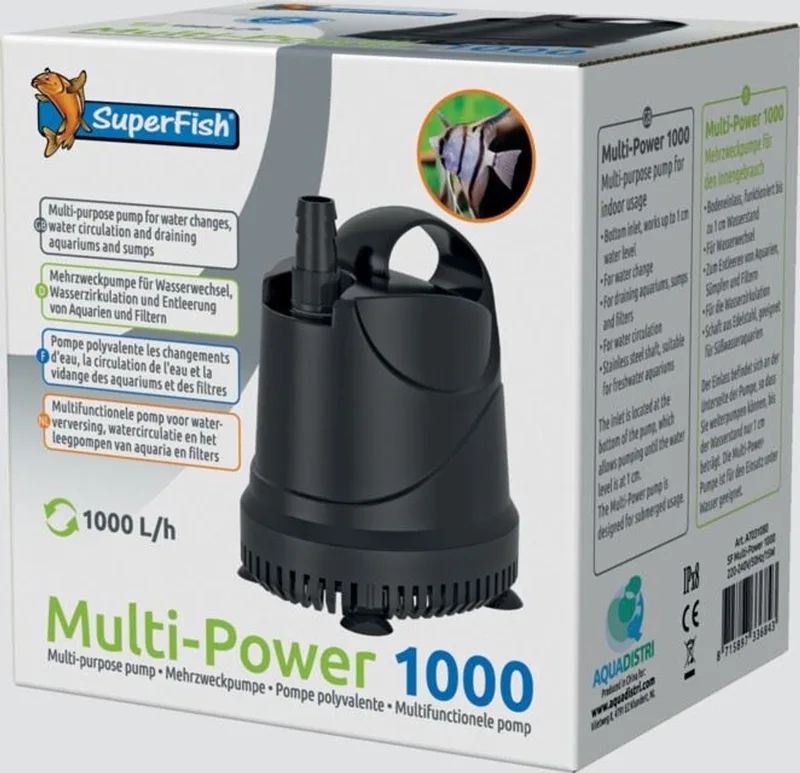Multi Power 2500 - Dompelpomp Aquarium by SuperFish – product photo