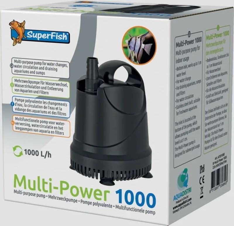 MultiPower 1000 - Dompelpomp Aquarium by SuperFish – product photo
