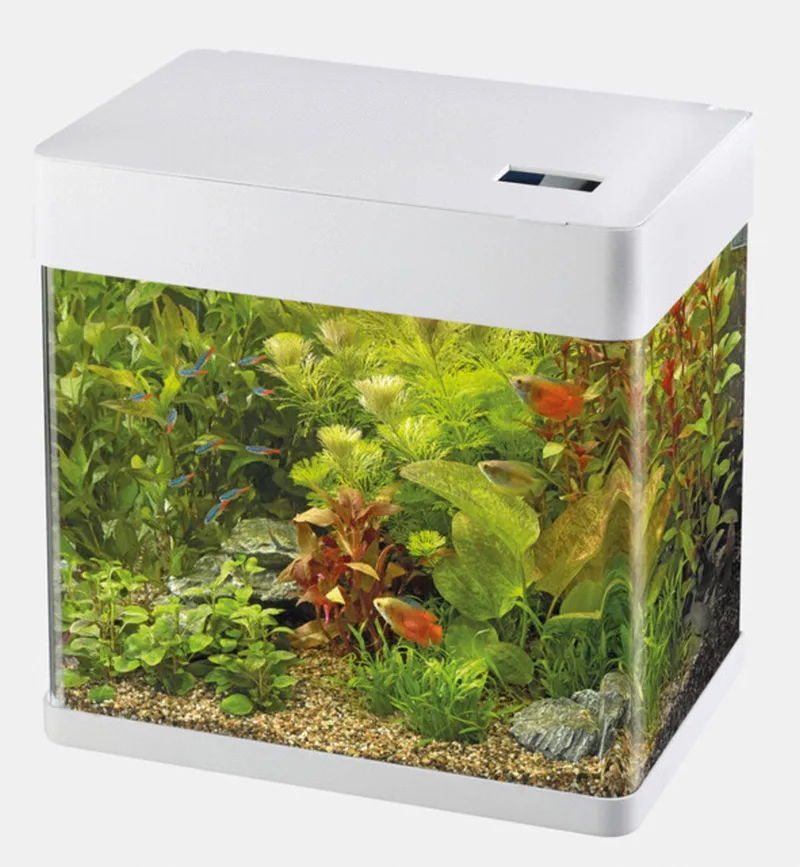Panorama 35 LED Aquarium - 35 L - 38 x 26.5 x 39.5 cm von SuperFish in Weiß – Produktfoto