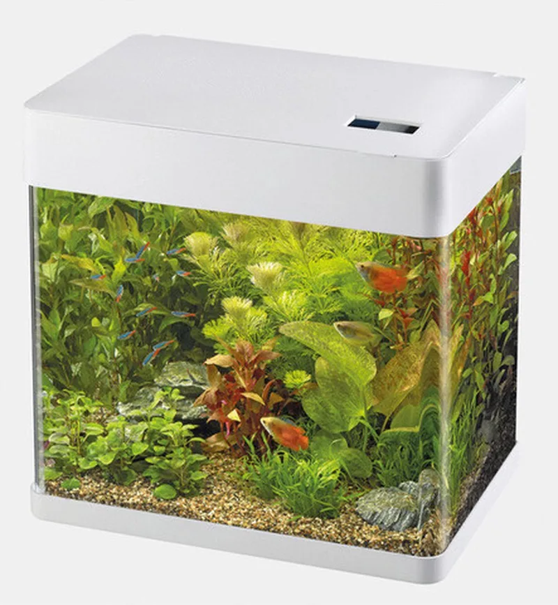 Panorama Aquarium - 32x23x35.5 cm - 20L de SuperFish en Blanc – photo produit