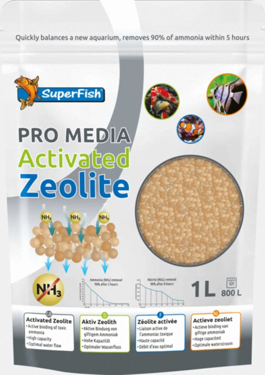 Pro Media Actif Zeo - Filtermateriaal - 1000 ml by SuperFish – product photo