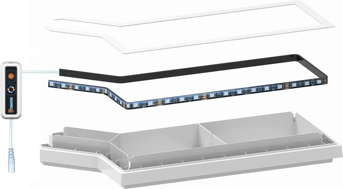 Quadro 40 LED von SuperFish in Mehrfarbig – Produktfoto