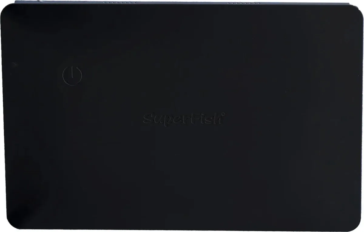 Quadro 70 Licht von SuperFish in Schwarz – Produktfoto
